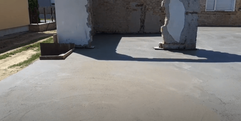 Szoba betonozásának rétegrendje