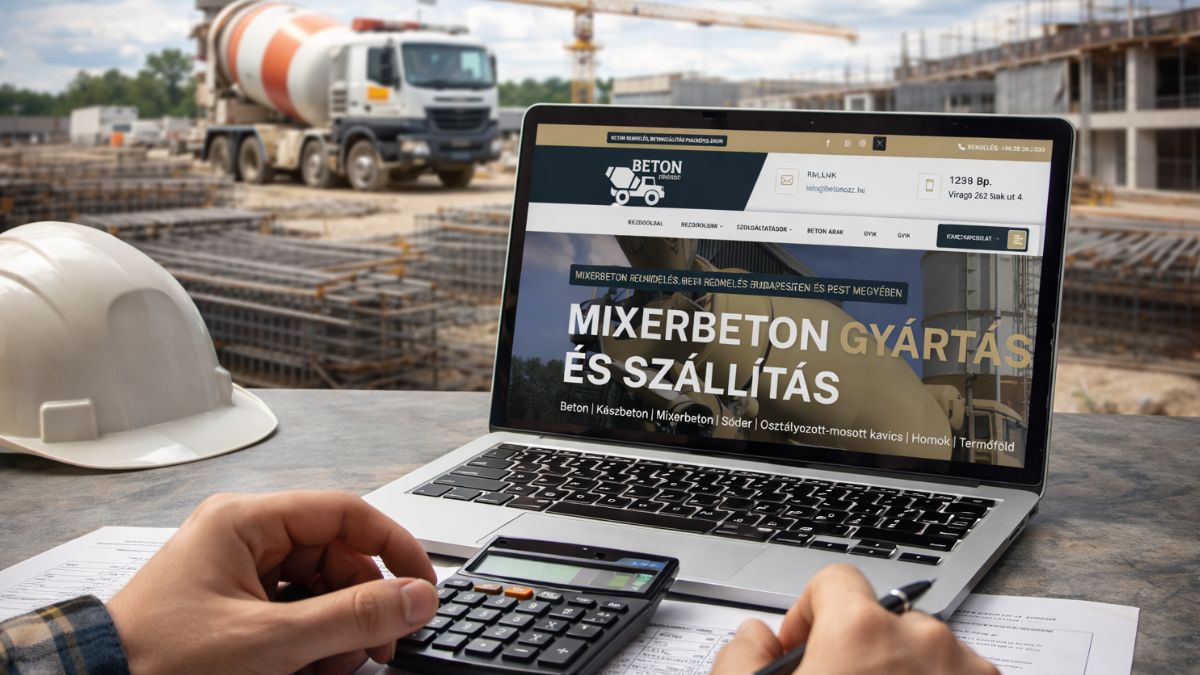 Beton árak – aktuális beton árak Budapesten és Pest megyében