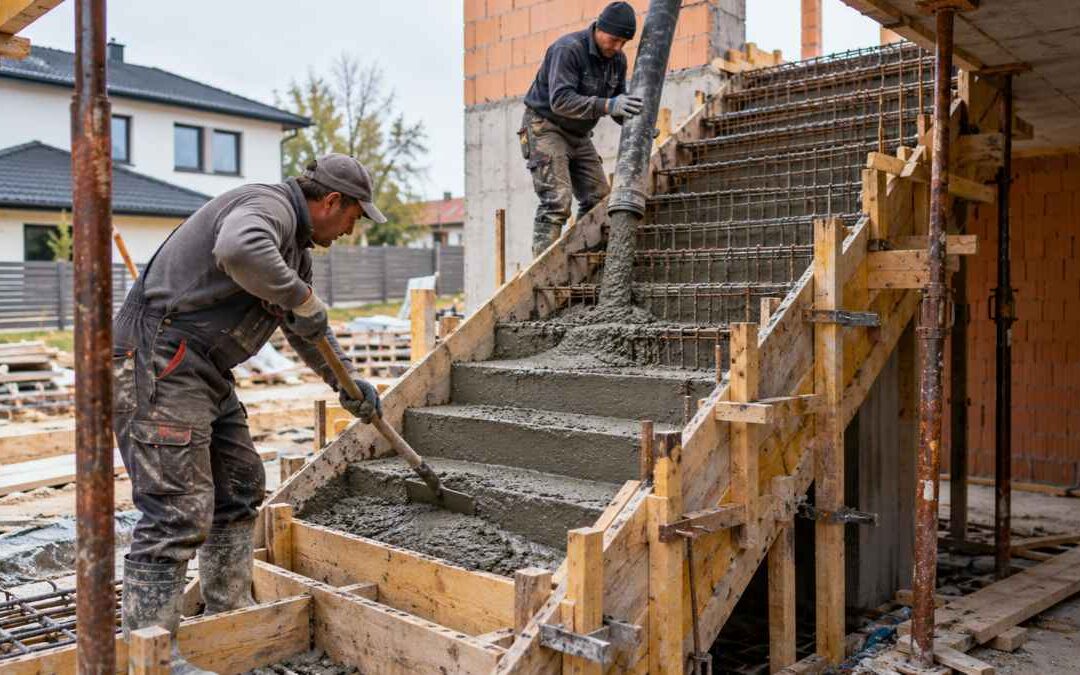 Betonlépcső készítése: milyen beton kell, és mire figyelj a betonozásnál?