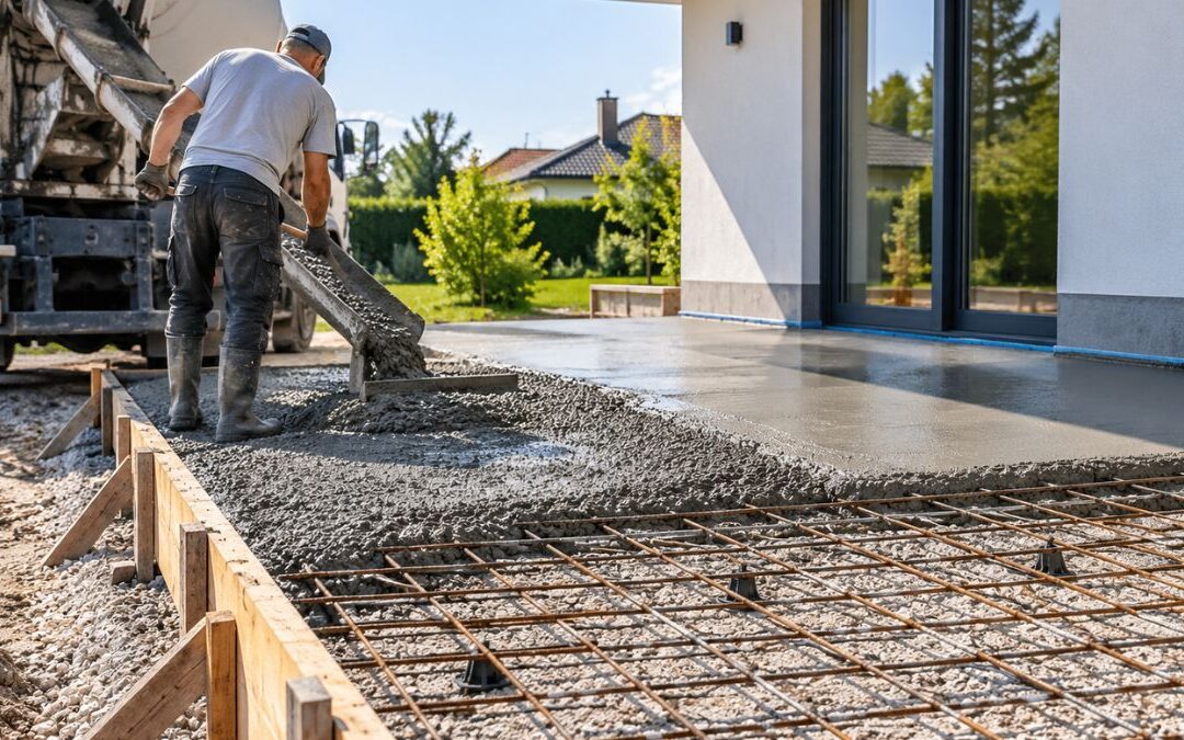Terasz betonozása: hogyan készüljön tartós alap a burkolat alá?